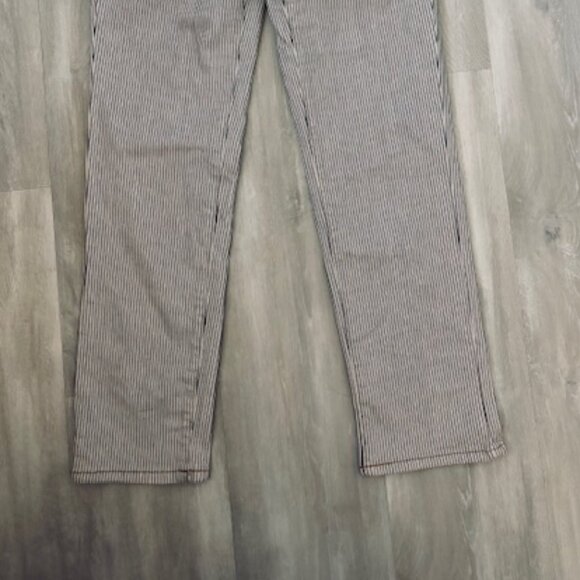 OAT New York Mid Rise Straight Striped Jeans - size 2/26 - Picture 5 of 8